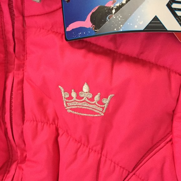 ZeroXposure Pink Winter Hooded Heavyweight Coat Size Medium(5/6) New With Tags - Picture 6 of 9